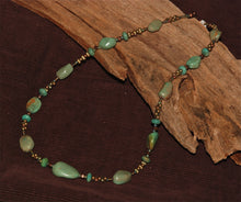Green Turquoise Necklace - 3045N