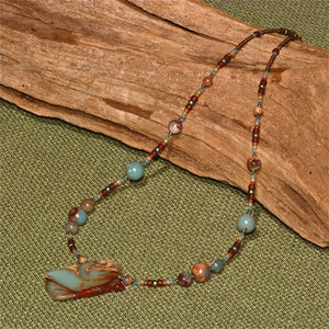 Impression Jasper Necklace - 3008N