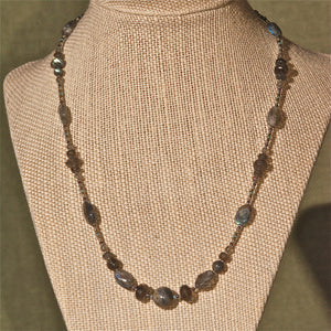 Labradorite necklace - 3049N