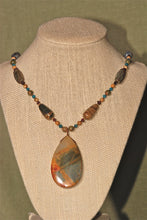 Energy Surround Necklace with Red Creek Jasper Pendant