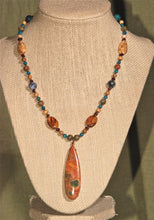 Energy Surround Necklace with Red Creek Jasper Pendant - 3037N