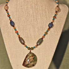 Energy Surround Necklace with Rhyolite pendant - 3038ESN