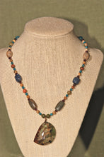 Energy Surround Necklace with Rhyolite pendant - 3038ESN